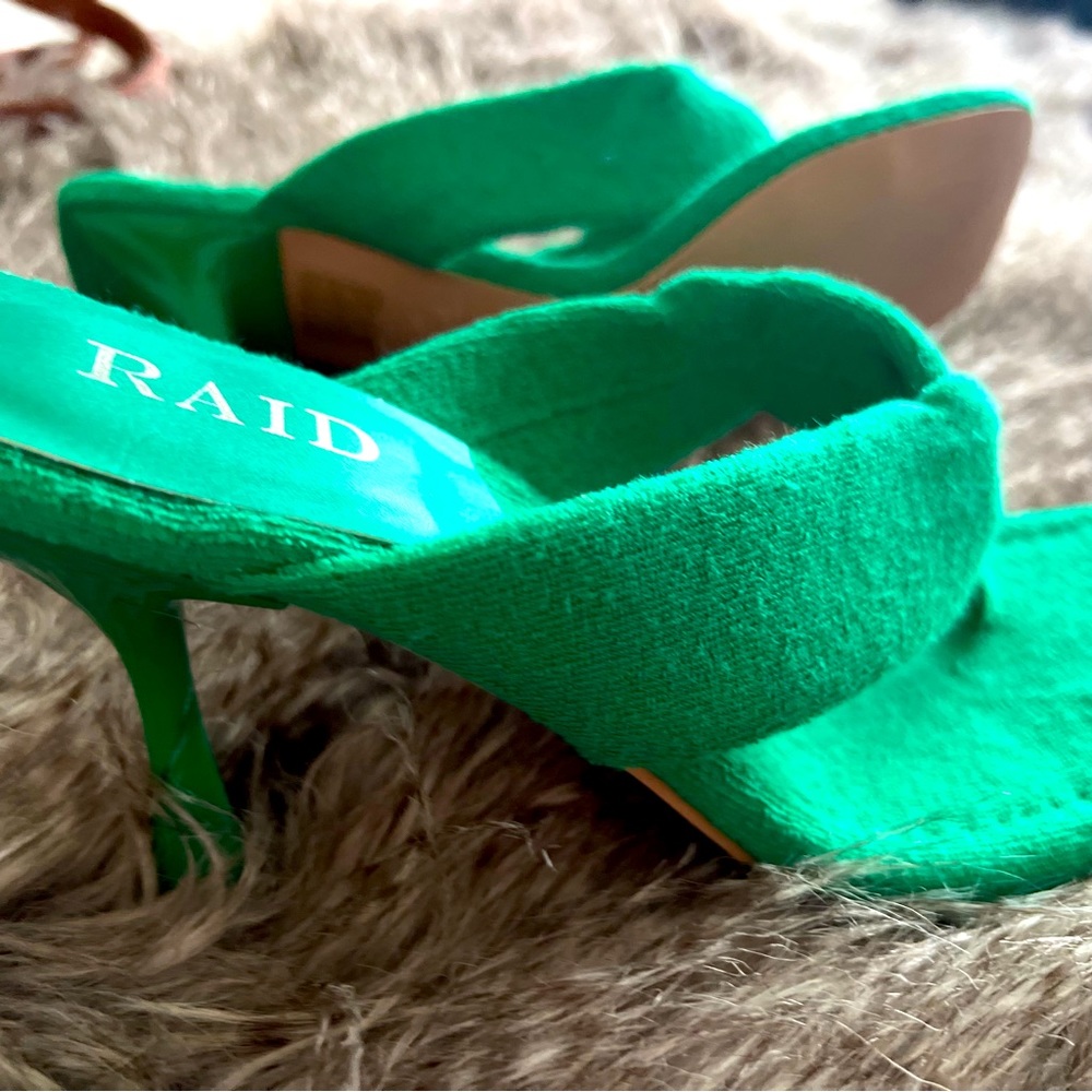 High heeled sandals